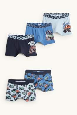 Multipack 5 ks - monster trucky - boxerky