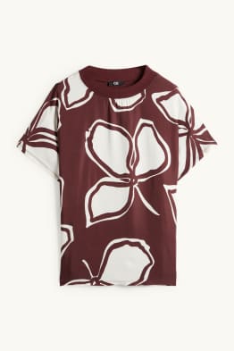 T-shirt - relaxed fit - à fleurs