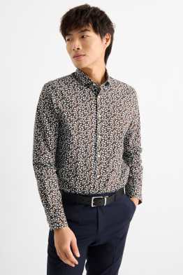 Chemise de bureau - regular fit - col cutaway - à motif