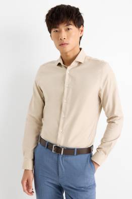 Camicia business - slim fit - colletto alla francese - facile da stirare