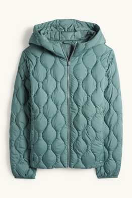 Steppjacke mit Kapuze
