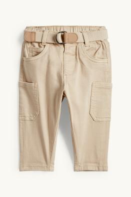 Pantalons cargo per a nadó amb cinturó