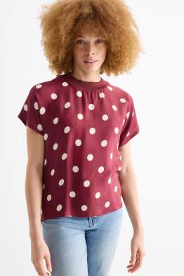 Camiseta - relaxed fit - de lunares