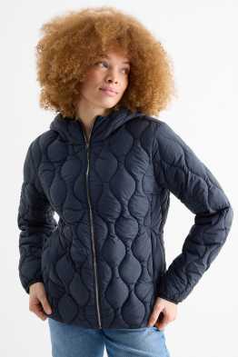Steppjacke mit Kapuze