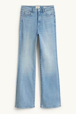 Flared Jeans - High Waist - LYCRA®