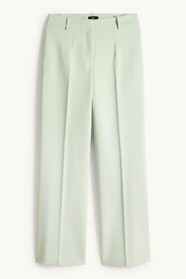 Business trousers - mid-rise waist - regular fit