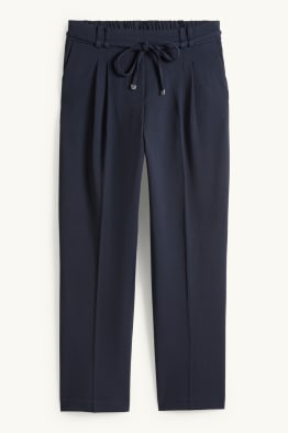 Stoffhose - High Waist - Tapered Fit