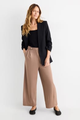 Jersey-Hose - High Waist - Barrel Leg