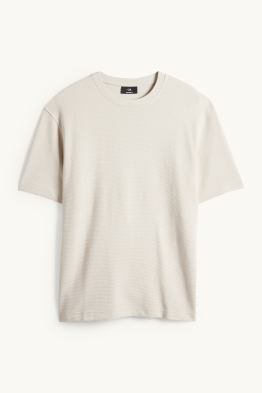 Samarreta de màniga curta - relaxed fit - acanalada