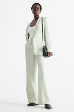 Business trousers - mid-rise waist - regular fit