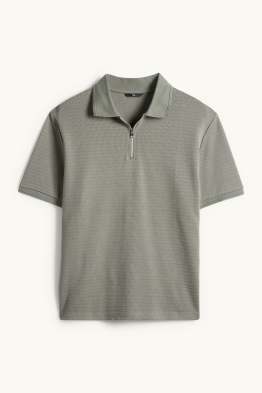 Poloshirt - regular fit - ribstof