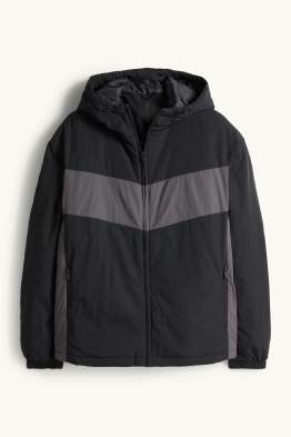 Veste à capuche - doublée - finition déperlante