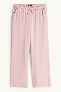 Pantalon de toile - palazzo