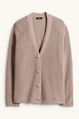 Gebreid vest - ribstof