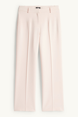 Business trousers - mid-rise waist - regular fit