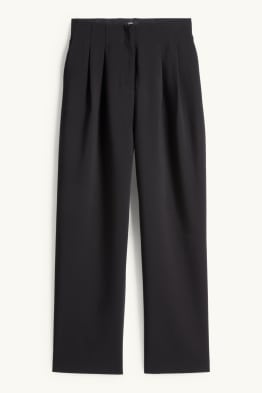 Pantalon de bureau - mid waist - wide leg
