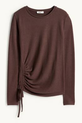 Langarmshirt - Slim Fit