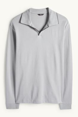 Polo à manches longues - regular fit