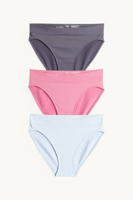 Lot de 3 - culottes - sans coutures