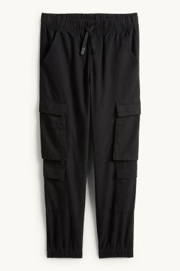 Cargo trousers - textured
