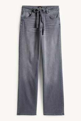 Wide Leg Jeans - mid waist