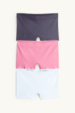 Lot de 3 - shortys - sans coutures
