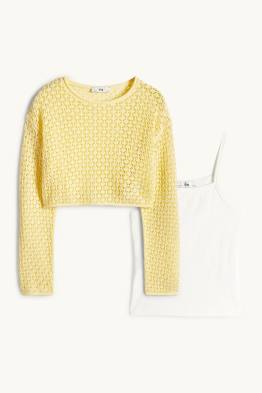Set - Pullover und Top - 2 teilig