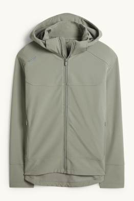 Veste à coquille souple avec capuche - déperlante