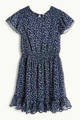 Robe de gaze - à fleurs