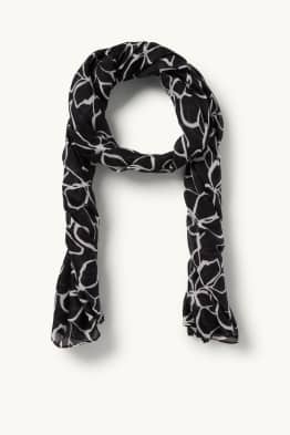 Schal - geblümt
