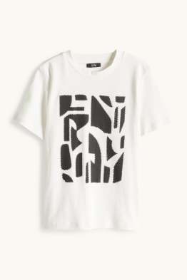 Camiseta con pedrería - regular fit