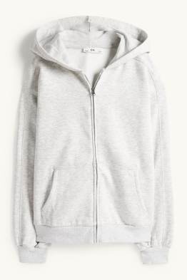 Hanorac cu fermoar și glugă