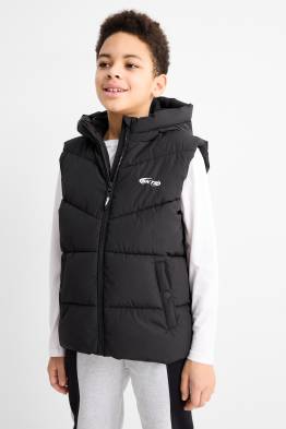 Gilet sans manches à capuche - déperlante