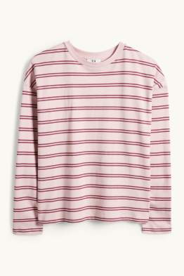 Longsleeve - oversized - gestreept