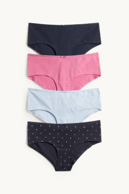 Multipack 4 perechi - chiloți hipster