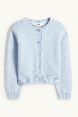 Cardigan - tessuto tramato