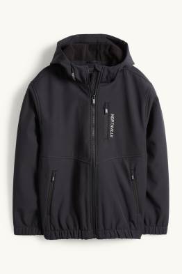 Softshell jacket with hood - waterproof
