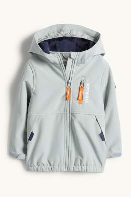 Softshell jacket with hood - waterproof