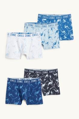 Multipack 5 ks - boxerky - se vzorem