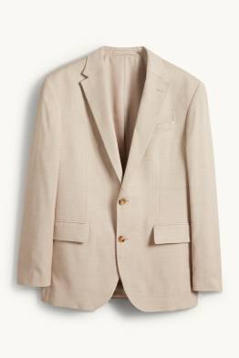 Giacca coordinabile - regular fit - tessuto elasticizzato - a quadretti