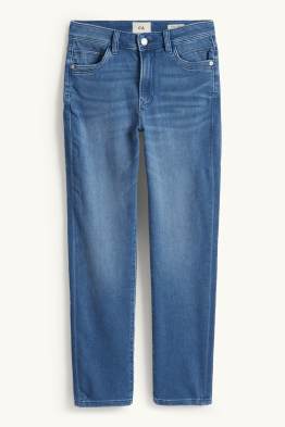 Slim Jeans - Mid Waist - Jog Denim