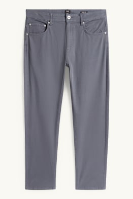 Pantaloni - slim fit - tessuto tramato