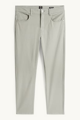 Trousers - slim fit - textured