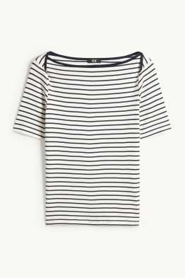 T-shirt - regular fit - à rayures