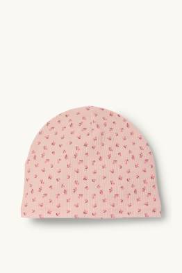 Blume - Mütze - gerippt