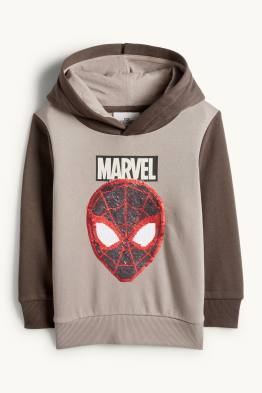 Spider-Man - sudadera con capucha - con brillos
