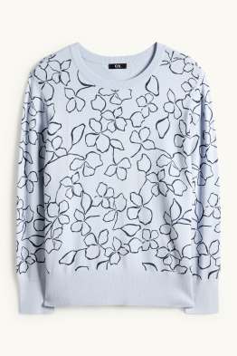 Pullover - geblümt