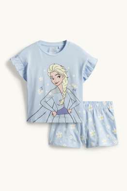 Frozen - pijama curt - 2 peces - efecte brillant