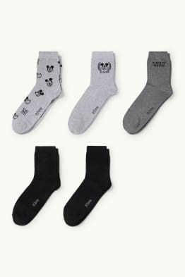 Multipack 5er - Socken mit Motiv - Micky Maus