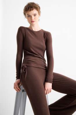 Langarmshirt - Slim Fit